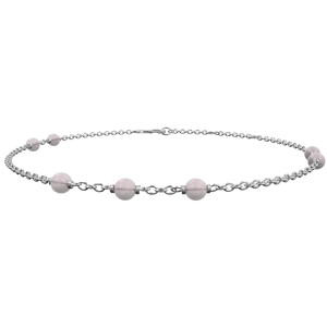 Nordahl smykker - SWEETS - Sølv armbånd med rosa kvarts